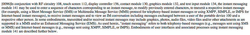 Illustration for article titled iPhone Instant Message Patent Points to Upcoming MMS, Background IMs, GPS Module